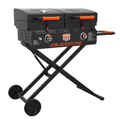 17" On-The-Go Tailgater Grill & Griddle Combo