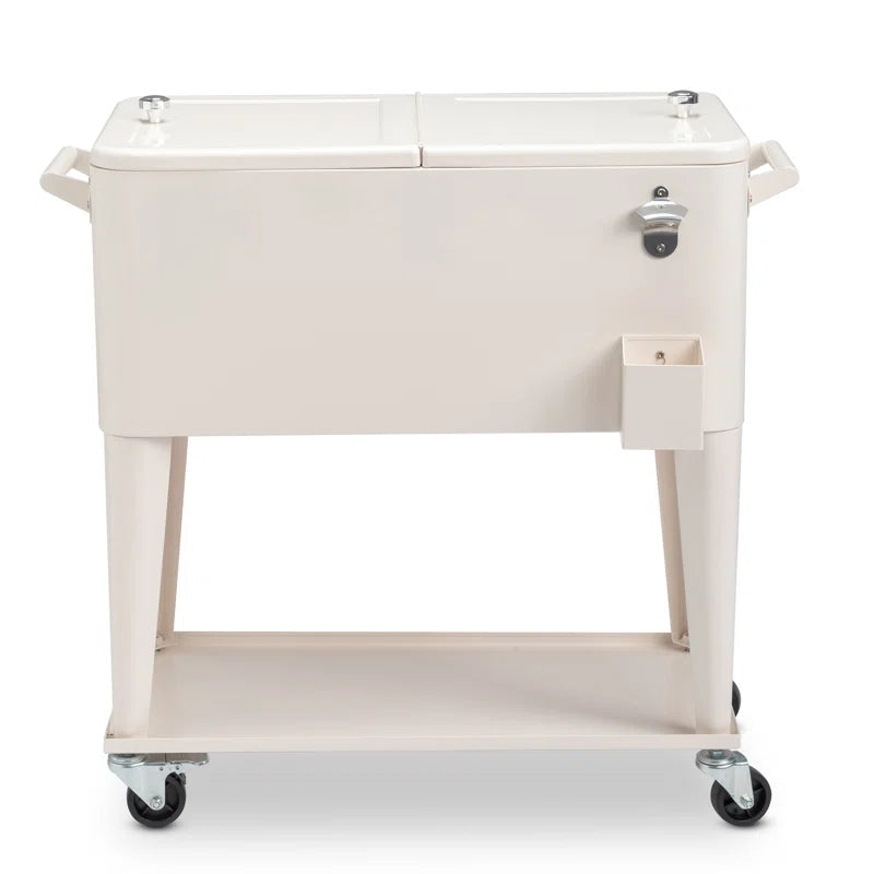 80 Qt. Outdoor Rolling Cooler Cart