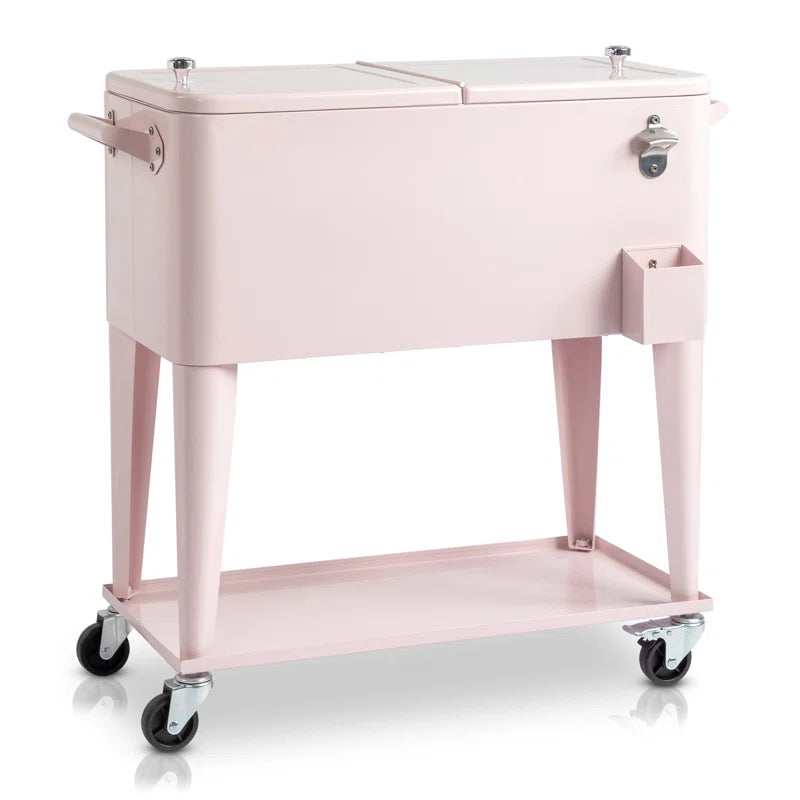 80 Qt. Outdoor Rolling Cooler Cart