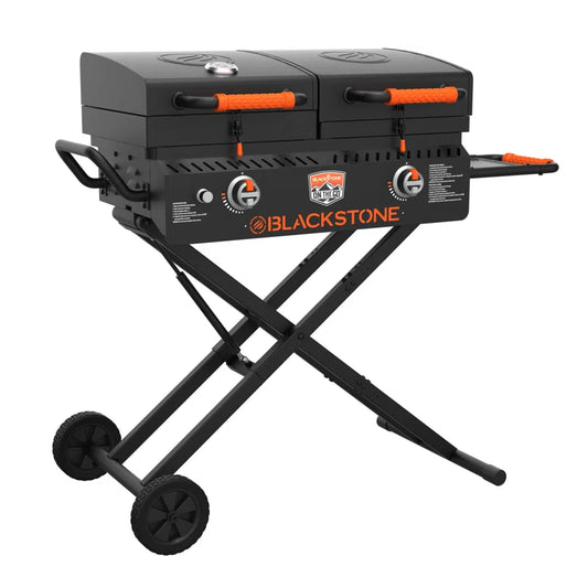 17" On-The-Go Tailgater Grill & Griddle Combo