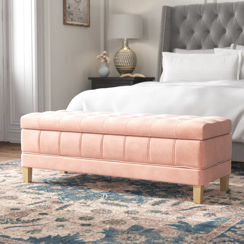 Gloria Velvet Ottoman