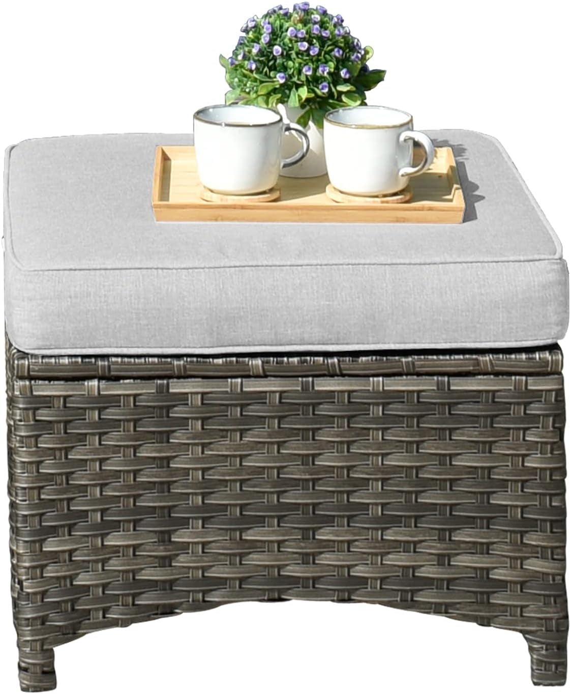 Patio Furniture,Outdoor Furniture Set,Outdoor Rattan Furniture (Grey)