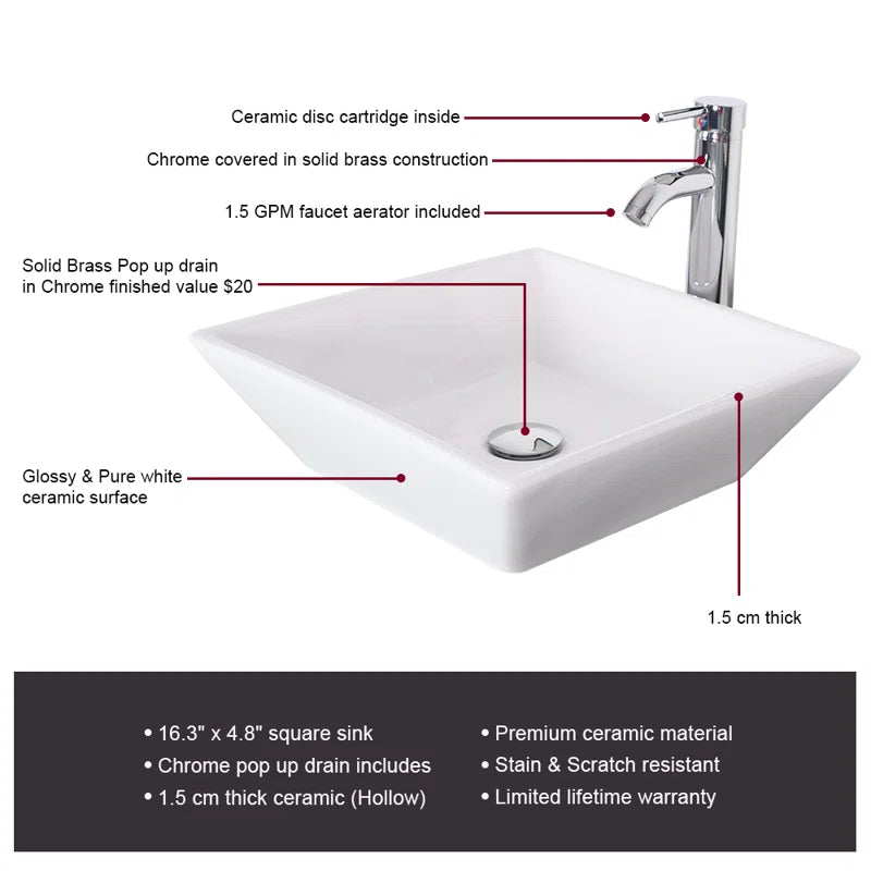 3 Combo 36'' Single Bathroom Vanity with Manufactured Wood Top with Mirror