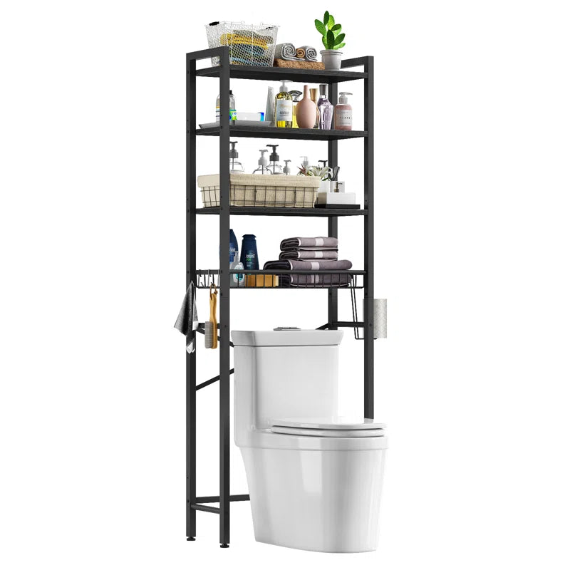 Agassiz Metal Adjustable Freestanding Over-The-Toilet Storage