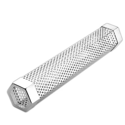 Smoker Tube Stainless Steel BBQ Gas Grill Smoker Tube Mesh Tube Pellets Smoke Box Barbecue Accessory