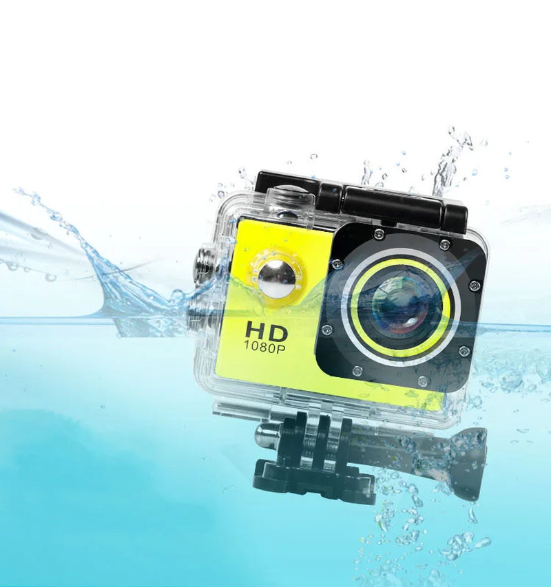 Full HD 1080P Action Sport Camcorder Mini Camera Outdoor Waterproof for Go Pro 2" Screen Cam Recorder Water Resistant Micro Cam