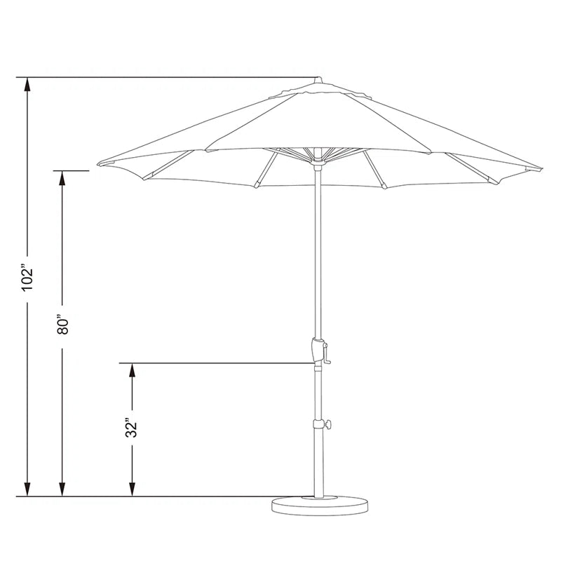 108'' Market Sunbrella® Umbrella