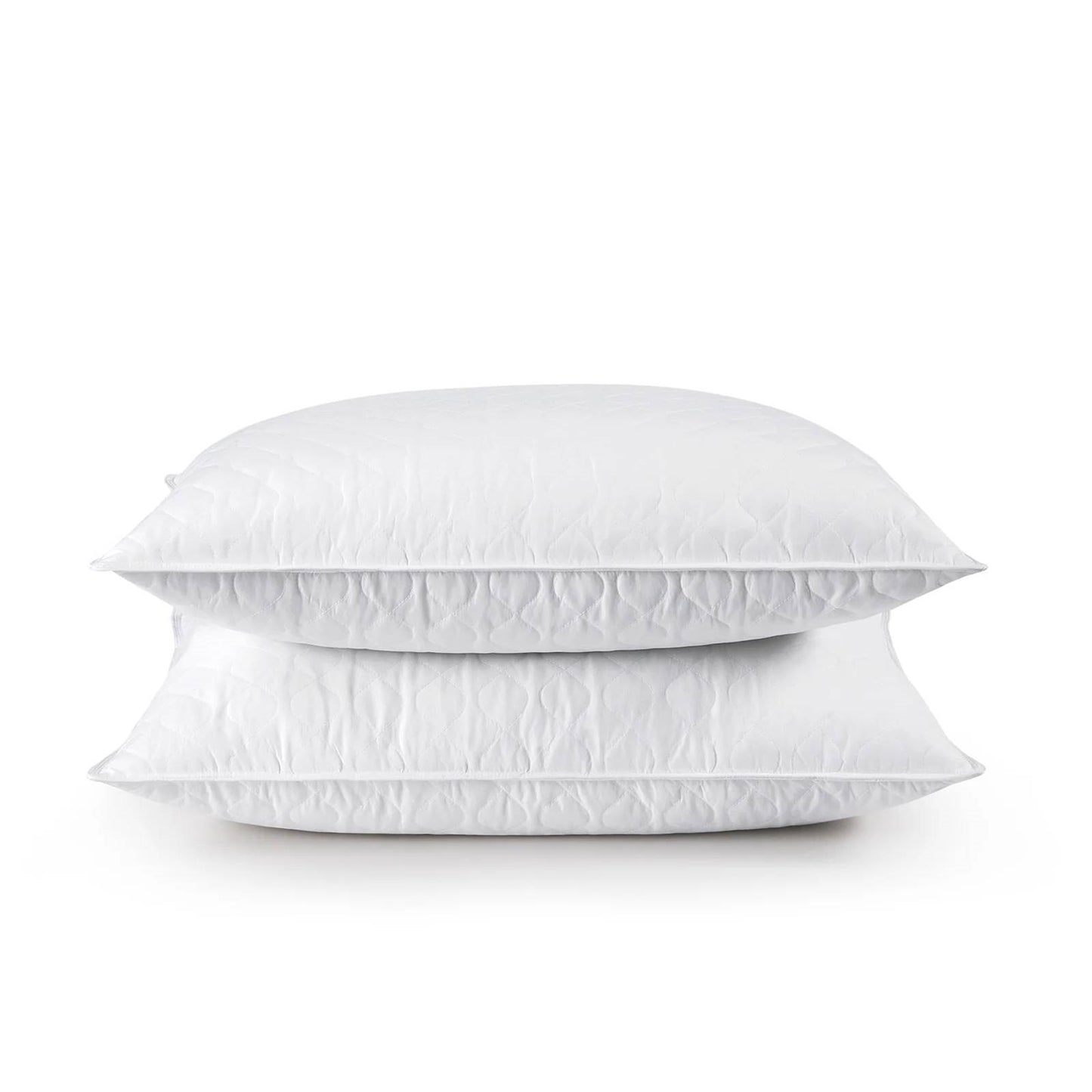 Set of 2 Machine Washable Down Feather Blend Pillow in Standard/Queen size