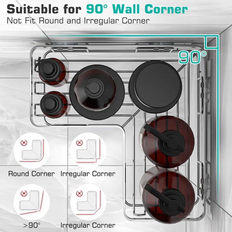 Mickenzy Adhesive Shower Caddy