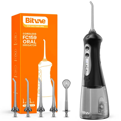 Bitvae C5 Water Flosser with 3 Cleaning Modes,Cordless Oral Irrigator C1