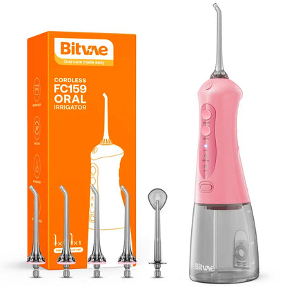 Bitvae C5 Water Flosser with 3 Cleaning Modes,Cordless Oral Irrigator C1