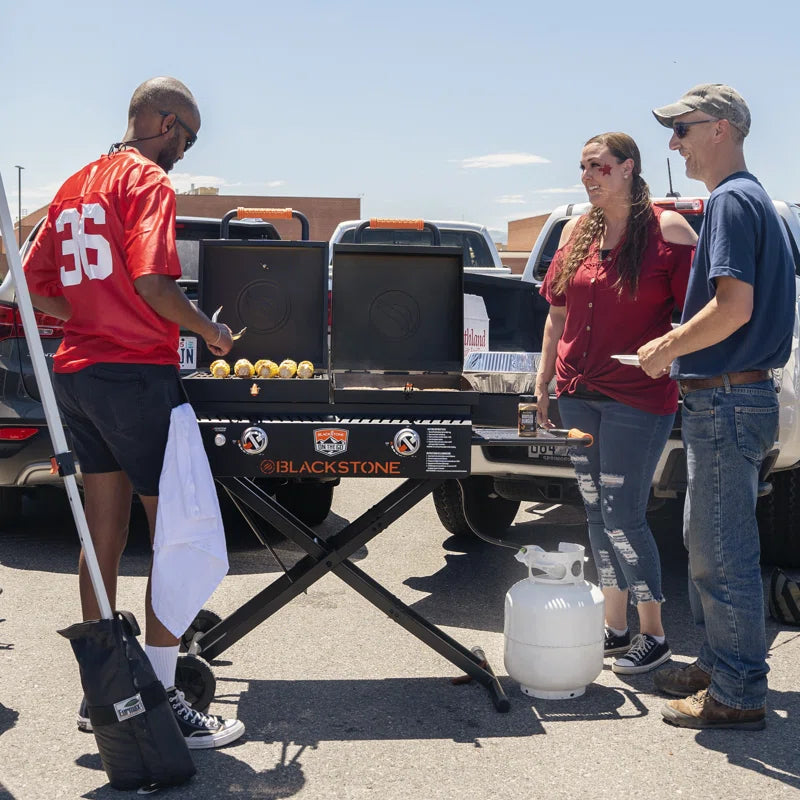 17" On-The-Go Tailgater Grill & Griddle Combo