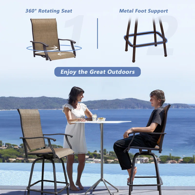 Genisus 2 - Person Square Outdoor Dining Set