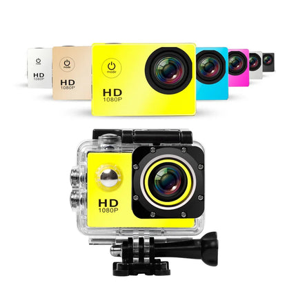 Full HD 1080P Action Sport Camcorder Mini Camera Outdoor Waterproof for Go Pro 2" Screen Cam Recorder Water Resistant Micro Cam